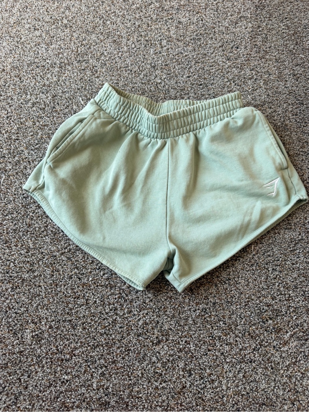 Gymshark Rest Day Sweats 4" Lounge Shorts Sage Green Women's Small